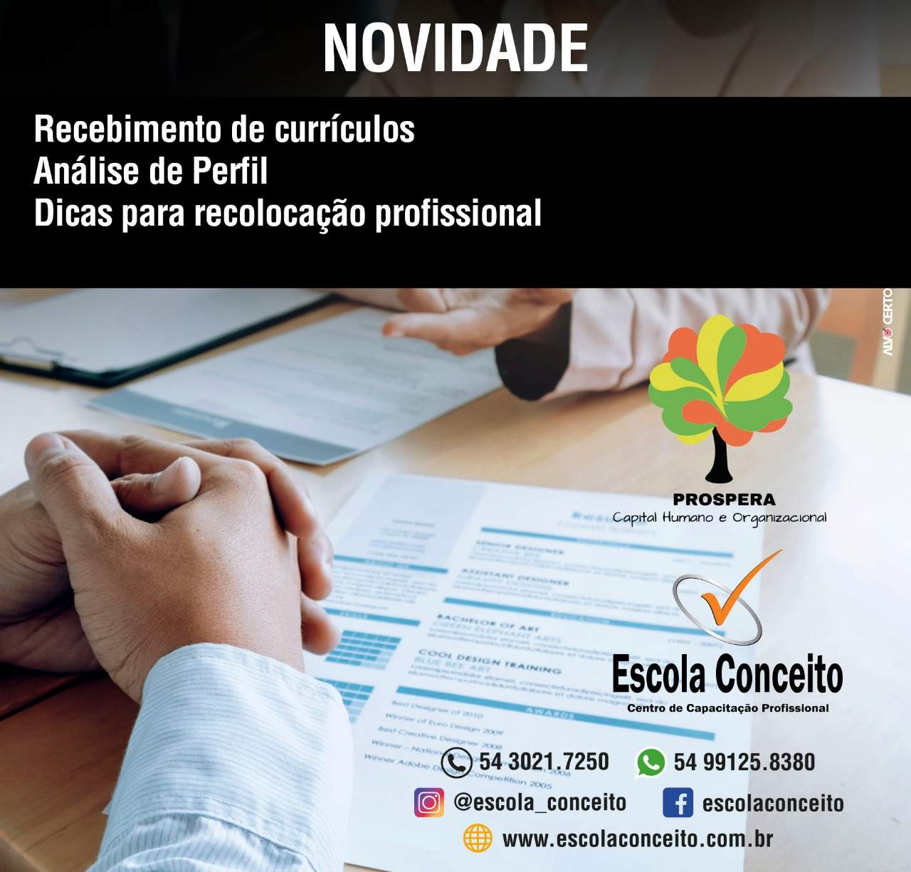 RECEBIMENTO DE CURRÍCULOS EM 16-07-2018